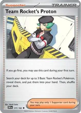 Team Rocket's Proton 177/182 - SV10 Destined Rivals - Reverse Holofoil