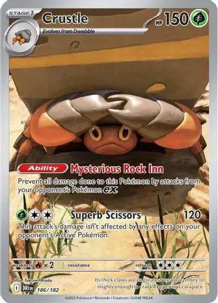 Crustle 186/182 - SV10 Destined Rivals Holofoil