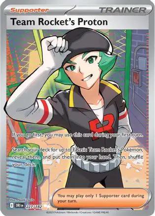 Team Rocket's Proton 227/182 - SV10 Destined Rivals Holofoil