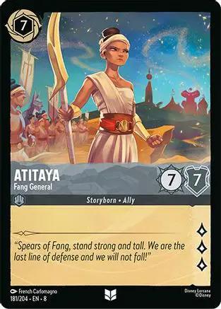 Atitaya - Fang General (181/204) - Reign of Jafar Cold Foil