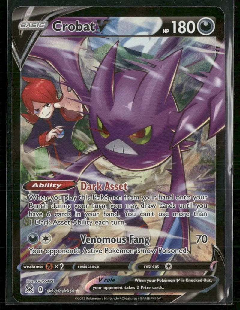 SWSH11: Lost Origin Trainer Gallery Crobat V #TG20/TG30