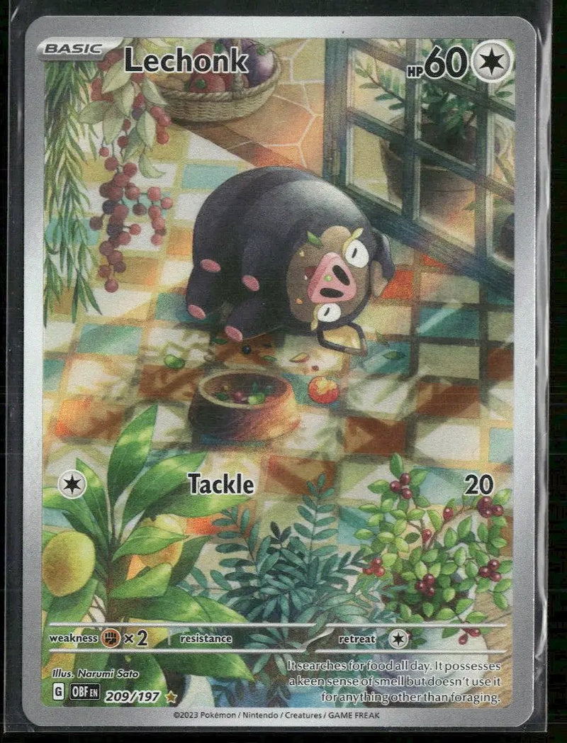 SV03: Obsidian Flames Lechonk #209/197