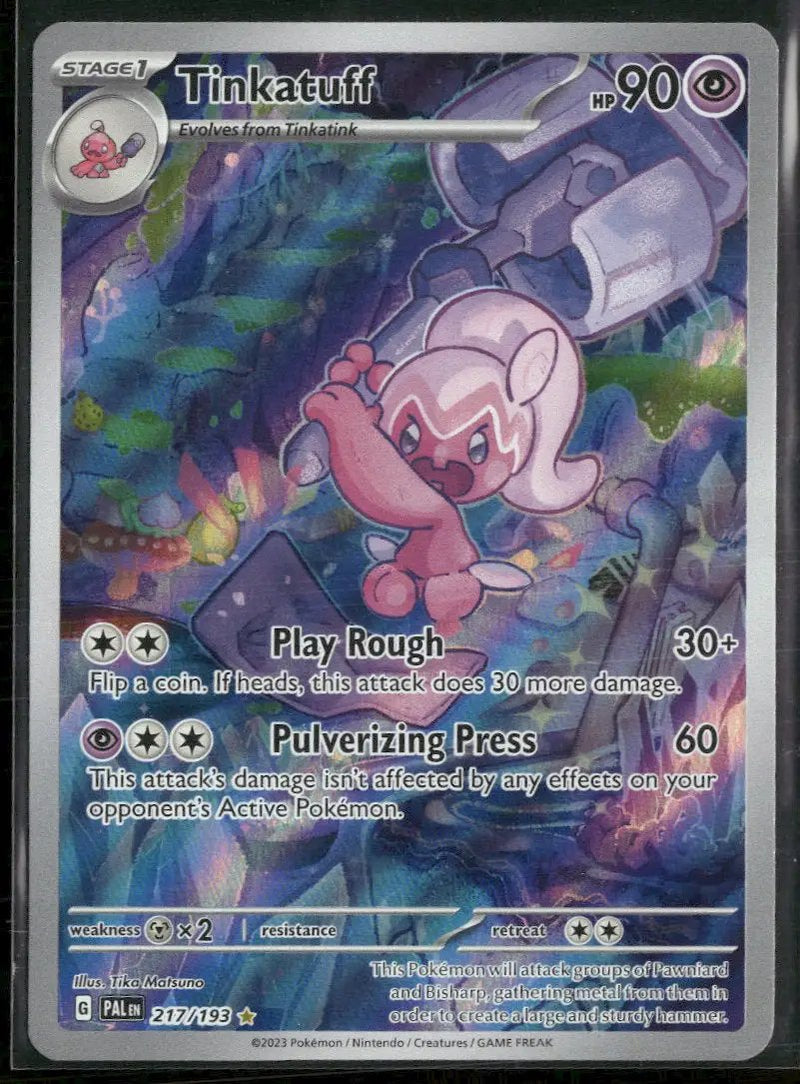 SV02: Paldea Evolved Tinkatuff #217/193