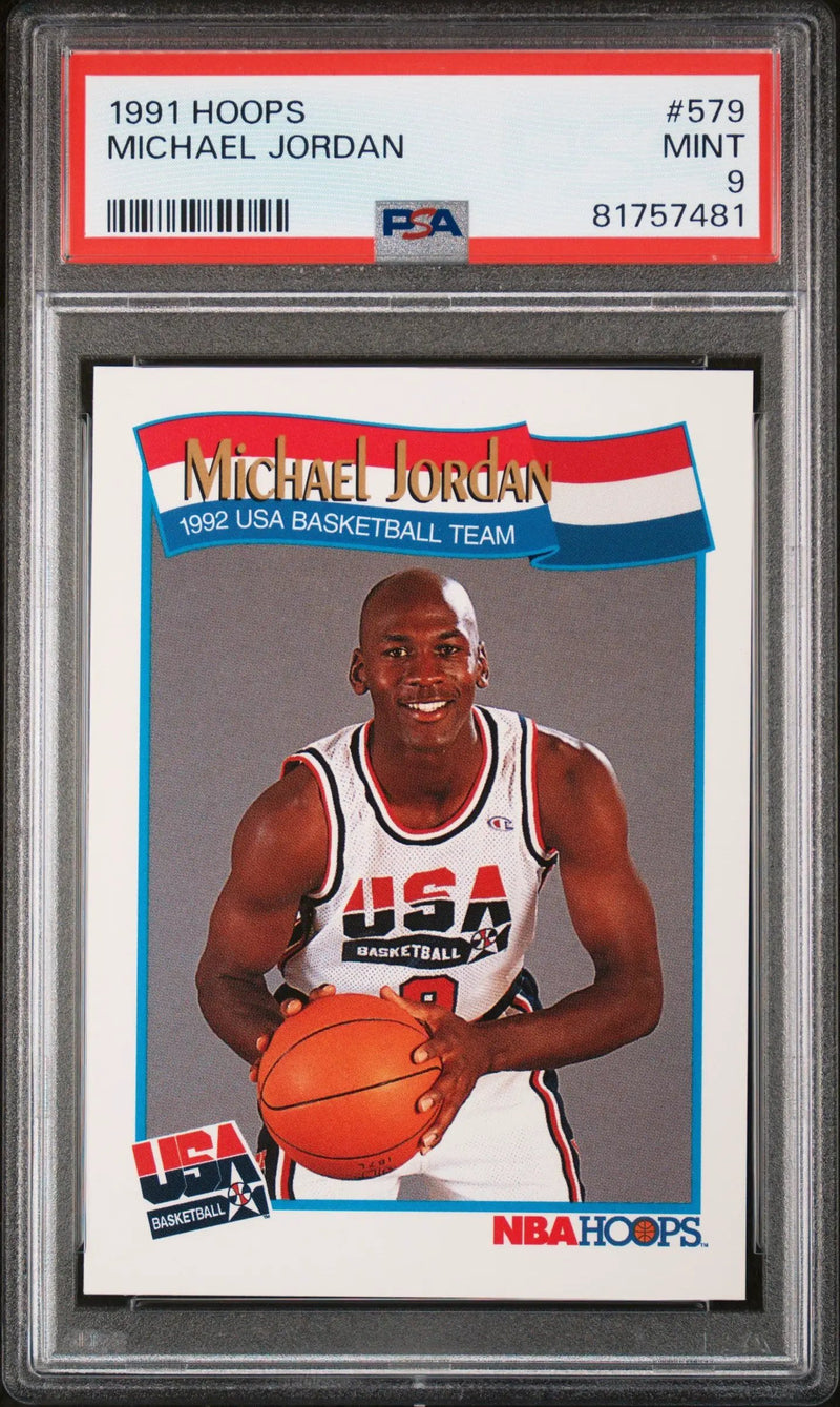 1991 Hoops Michael Jordan 9 PSA #579