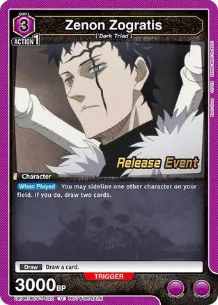 Zenon Zogratis (022) (UEPR/BCV-1-022) - UE08BT Black Clover Release Event Cards