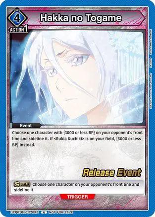Hakka no Togame (UEPR/BLC-2-048) - UEX01BT BLEACH ThousandYear Blood War Vol2 Release Event Cards