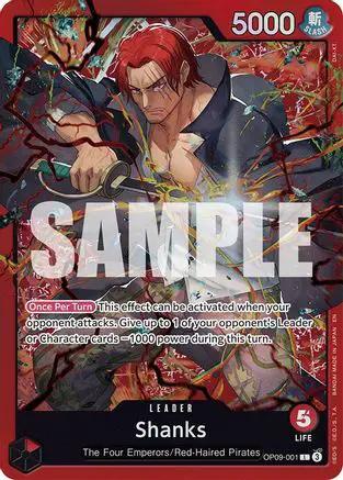 Shanks (Reprint) (OP09-001) - Starter Deck 23: RED Shanks Foil
