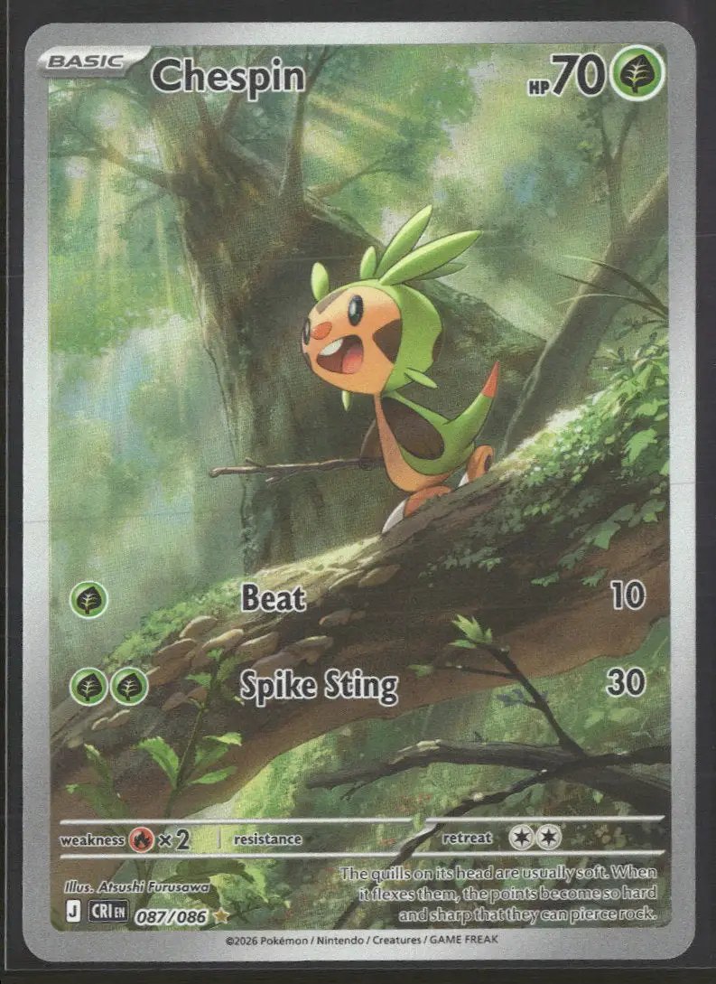 ME04: Chaos Rising Chespin #087/086