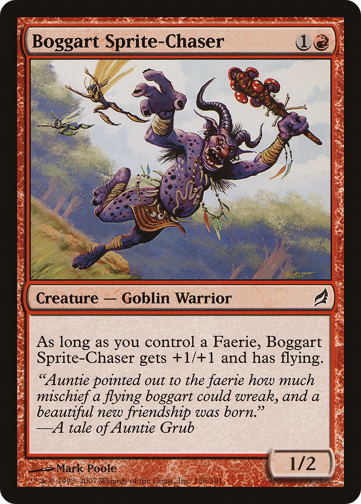 Boggart Sprite-Chaser (LRW-156) - Lorwyn Foil