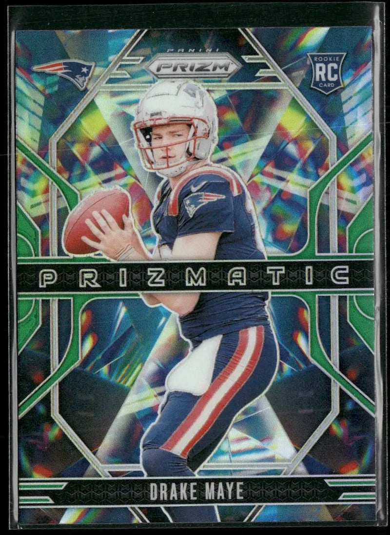 2024 Panini Prizm Prizmatic Green Prizm Drake Maye #2