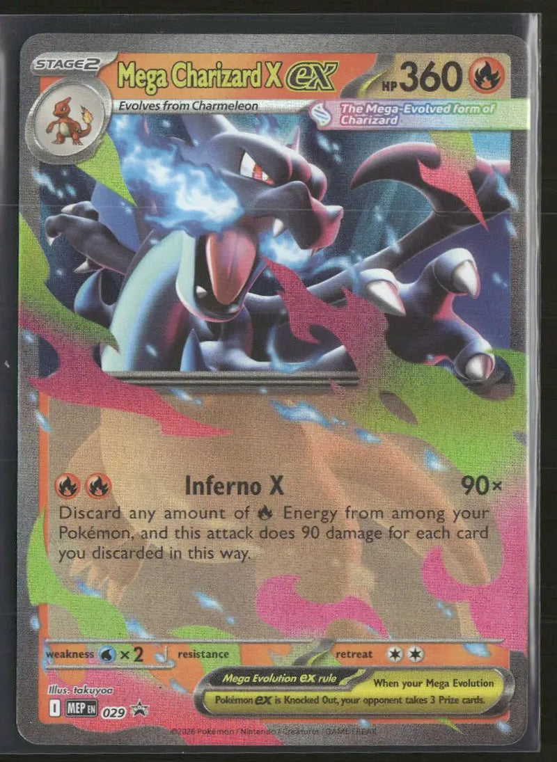 ME: Mega Evolution Promo Mega Charizard X ex #029