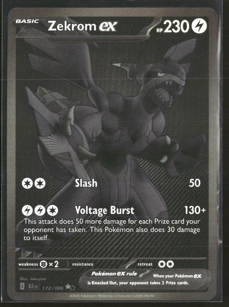 SV: Black Bolt Zekrom ex #172/086