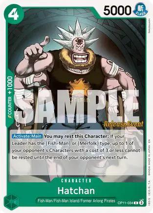 Hatchan (OP11-034) - A Fist of Divine Speed Release Event Cards