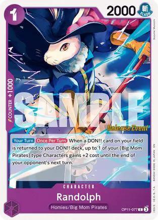 Randolph (OP11-077) - A Fist of Divine Speed Release Event Cards
