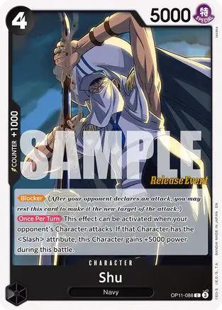Shu (OP11-088) - A Fist of Divine Speed Release Event Cards