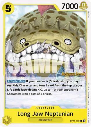 Long-Jaw Neptunian (OP11-103) - A Fist of Divine Speed Release Event Cards