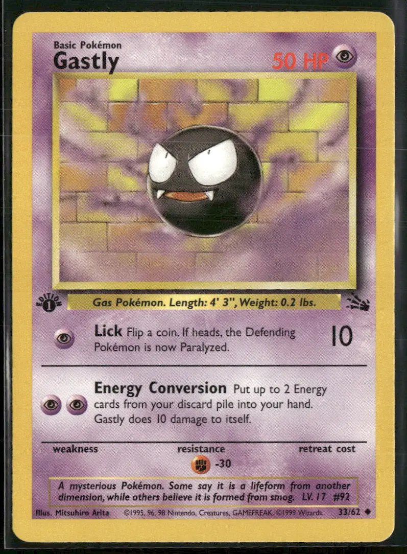 Fossil Gastly #33/62
