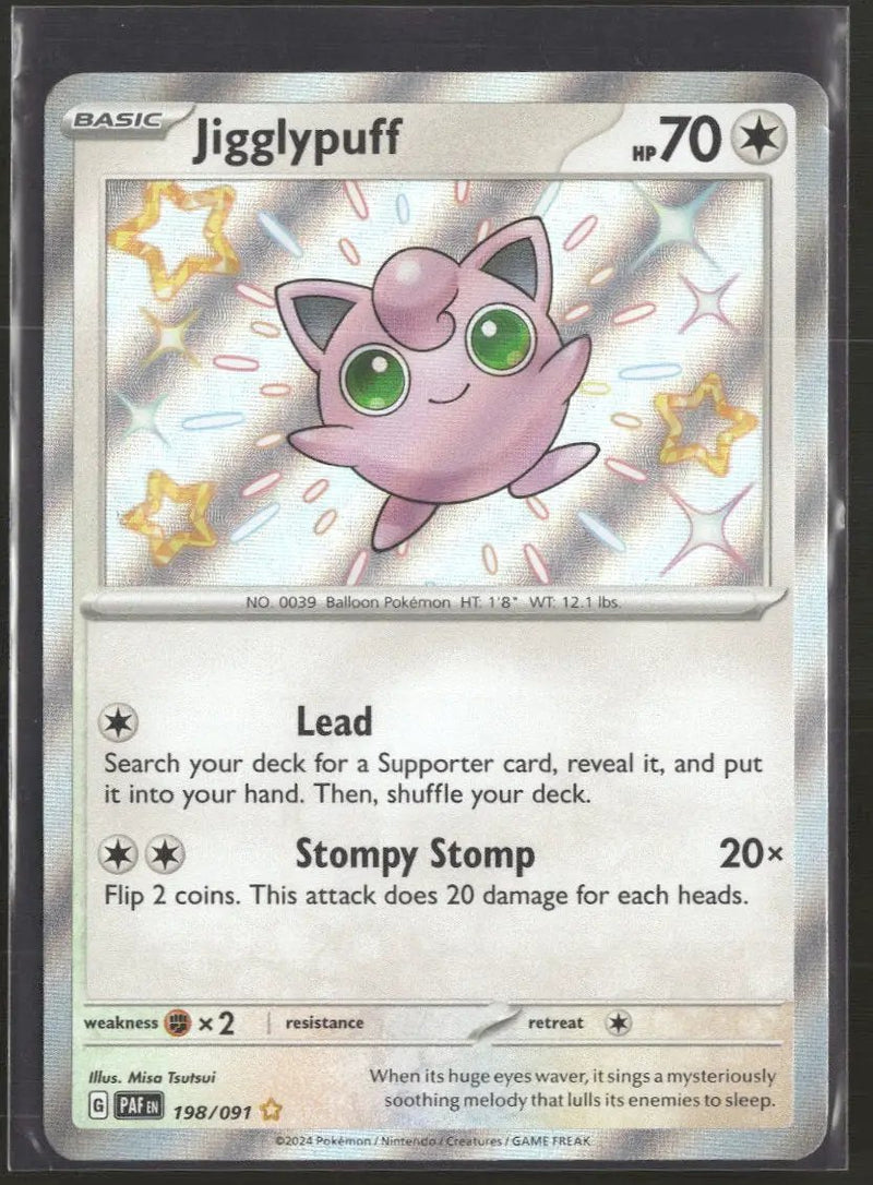 SV: Paldean Fates Jigglypuff #198/091