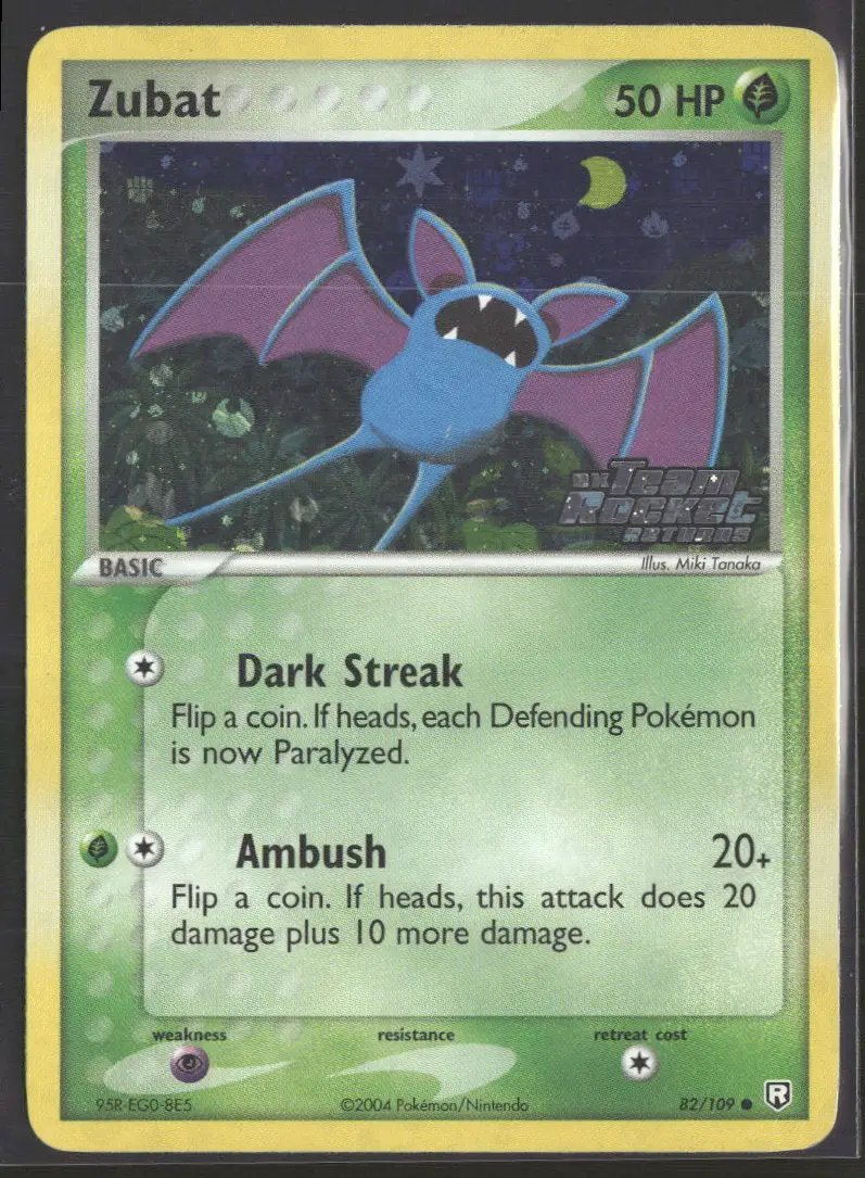 Team Rocket Returns Zubat #82/109