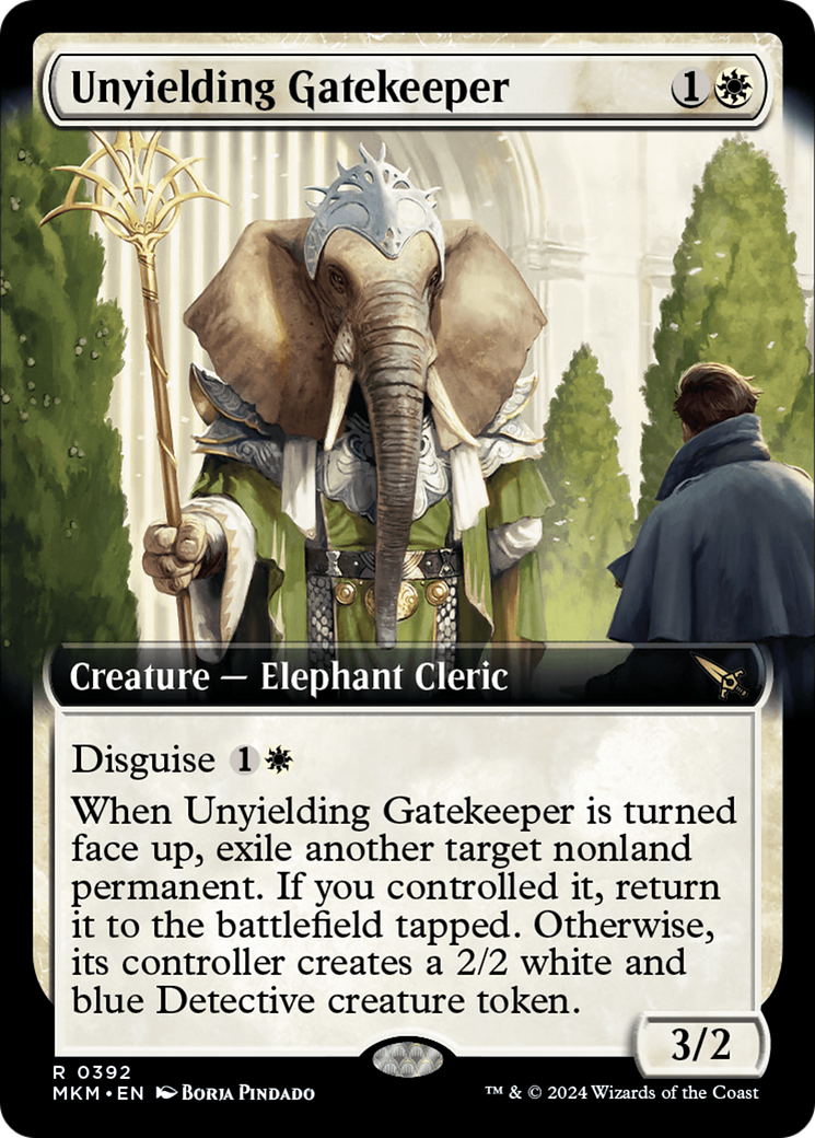 Unyielding Gatekeeper (MKM-392) - Murders at Karlov Manor: (Extended Art) Foil