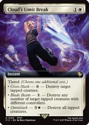 Cloud's Limit Break (Extended Art) (FIC-103) - Commander: FINAL FANTASY Foil