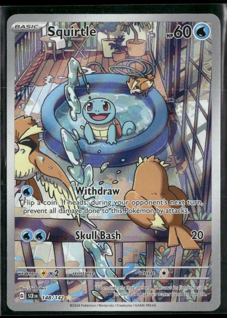 SV07: Stellar Crown Squirtle #148/142
