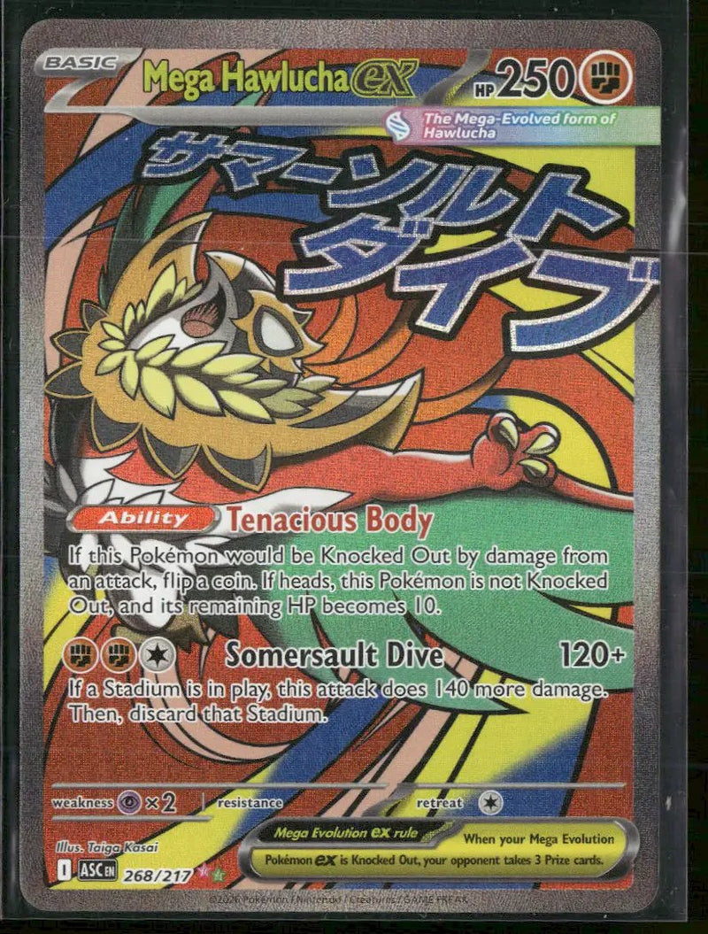 ME: Ascended Heroes Mega Hawlucha ex #268/217