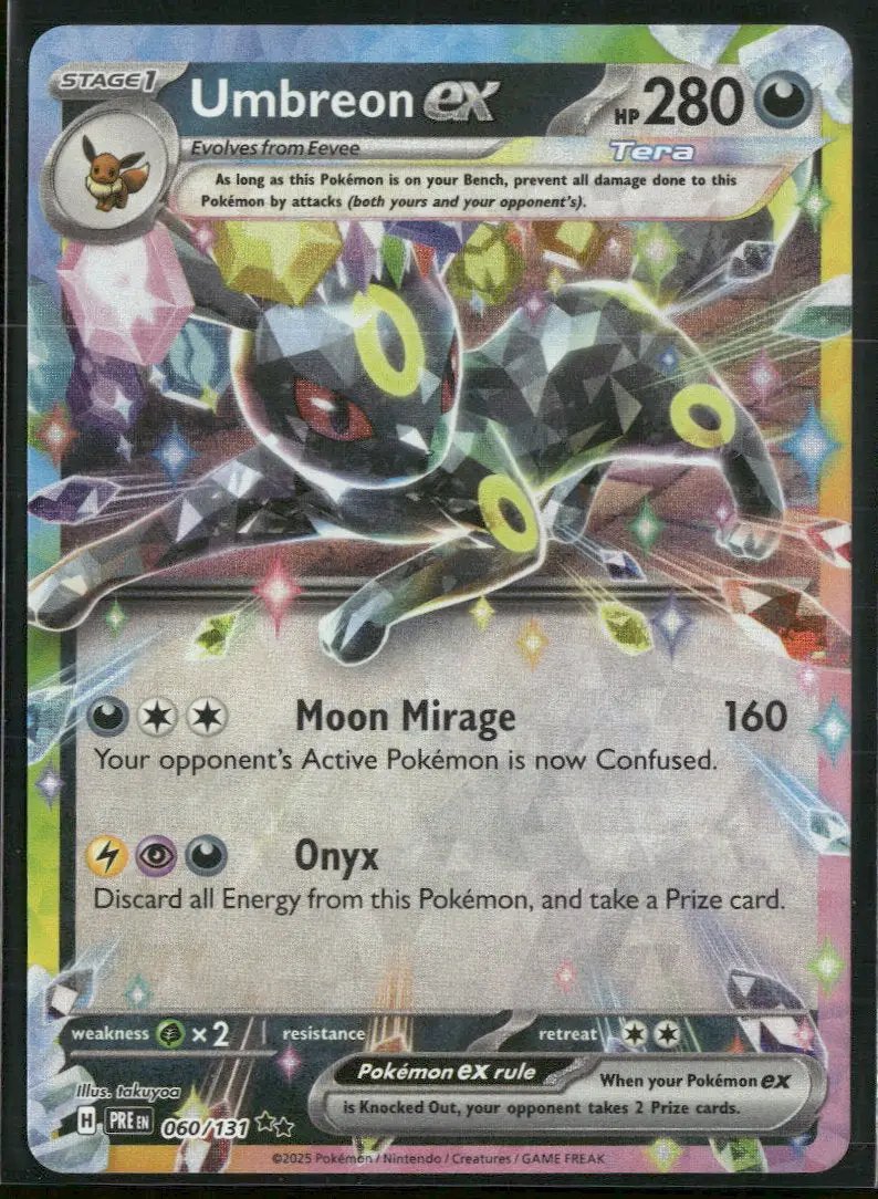 SV: Prismatic Evolutions Umbreon ex #060/131