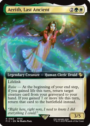 Aerith, Last Ancient (Extended Art) (FIC-163) - Commander: FINAL FANTASY
