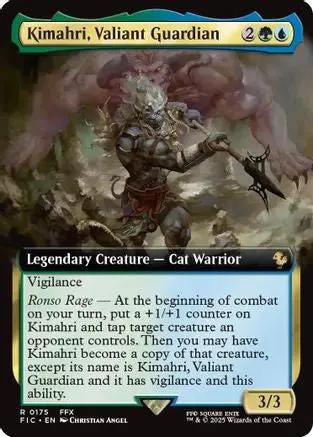 Kimahri, Valiant Guardian (Extended Art) (FIC-175) - Commander: FINAL FANTASY Foil