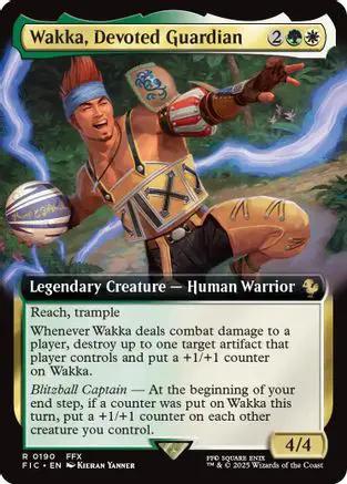Wakka, Devoted Guardian (Extended Art) (FIC-190) - Commander: FINAL FANTASY