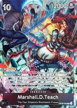 Marshall.D.Teach (093) (English Version 2nd Anniversary Set) (OP09-093) - One Piece Promotion Cards Foil