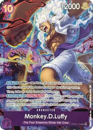 Monkey.D.Luffy (119) (English Version 2nd Anniversary Set) (OP05-119) - One Piece Promotion Cards Foil
