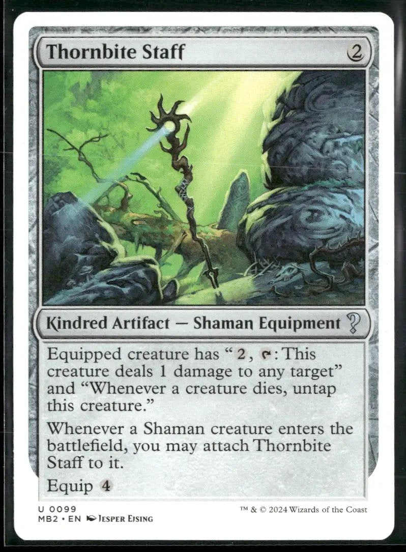 Mystery Booster 2 Thornbite Staff (White Border) #99