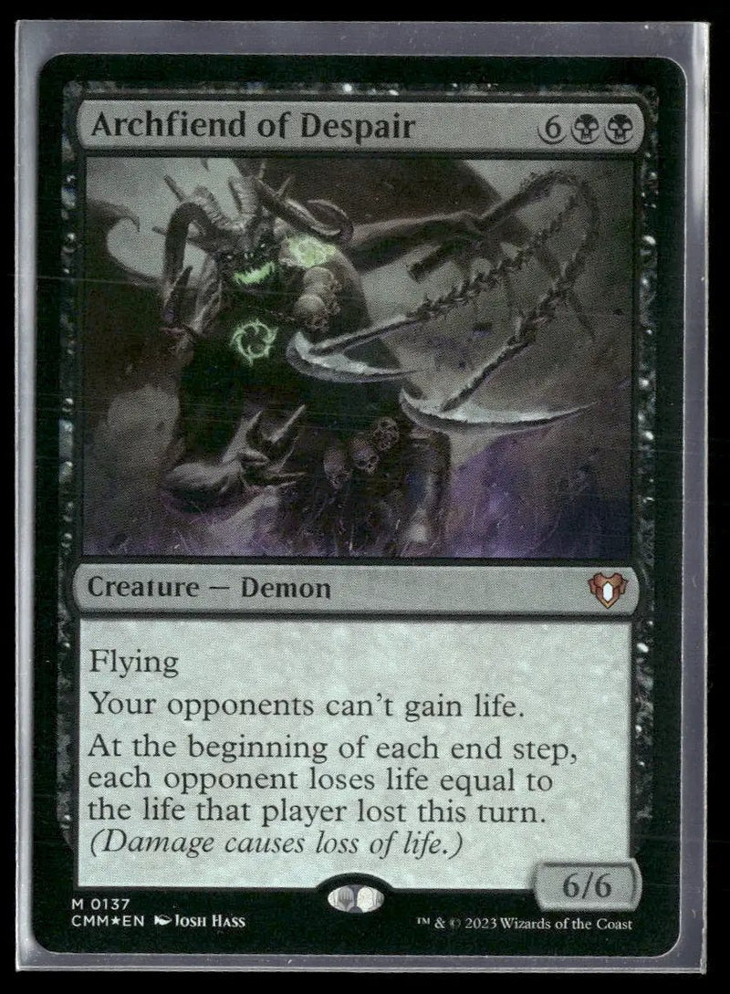 Commander Masters Archfiend of Despair Foil #137