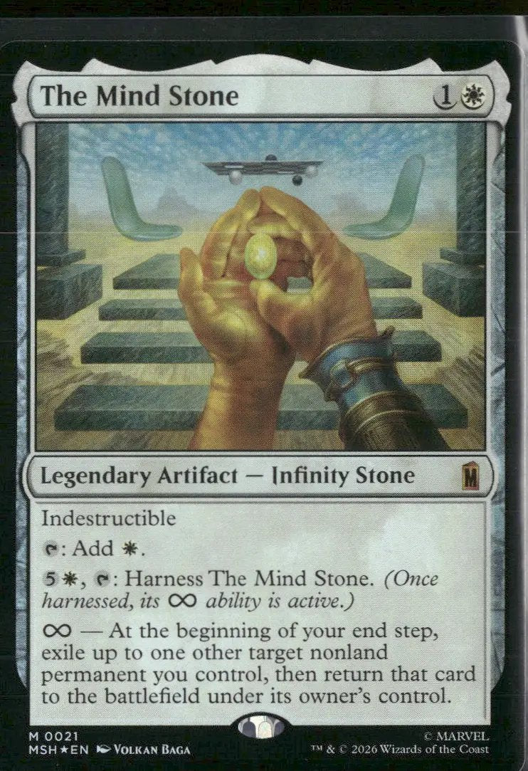 Marvel Super Heroes The Mind Stone Foil #21