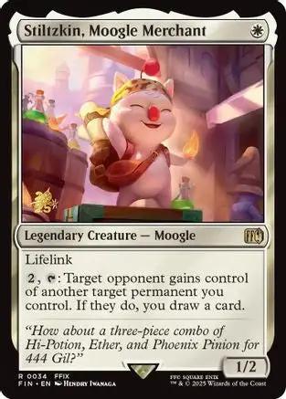 Stiltzkin, Moogle Merchant (PRE-034) - Prerelease Cards Foil