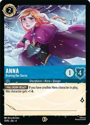 Anna - Braving the Storm (17/P2) - Disney Lorcana Promo Cards