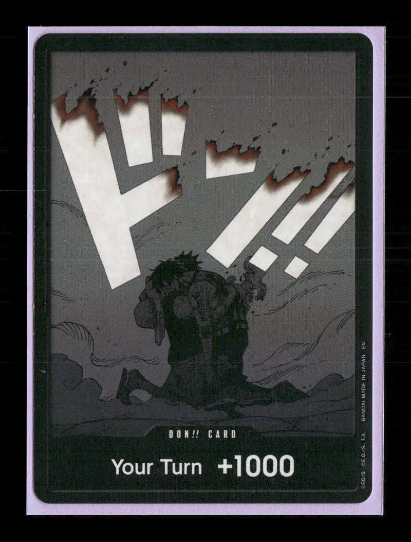 The Time of Battle DON!! Card (Double Pack Set Vol. 11) (Luffy and Ace) #