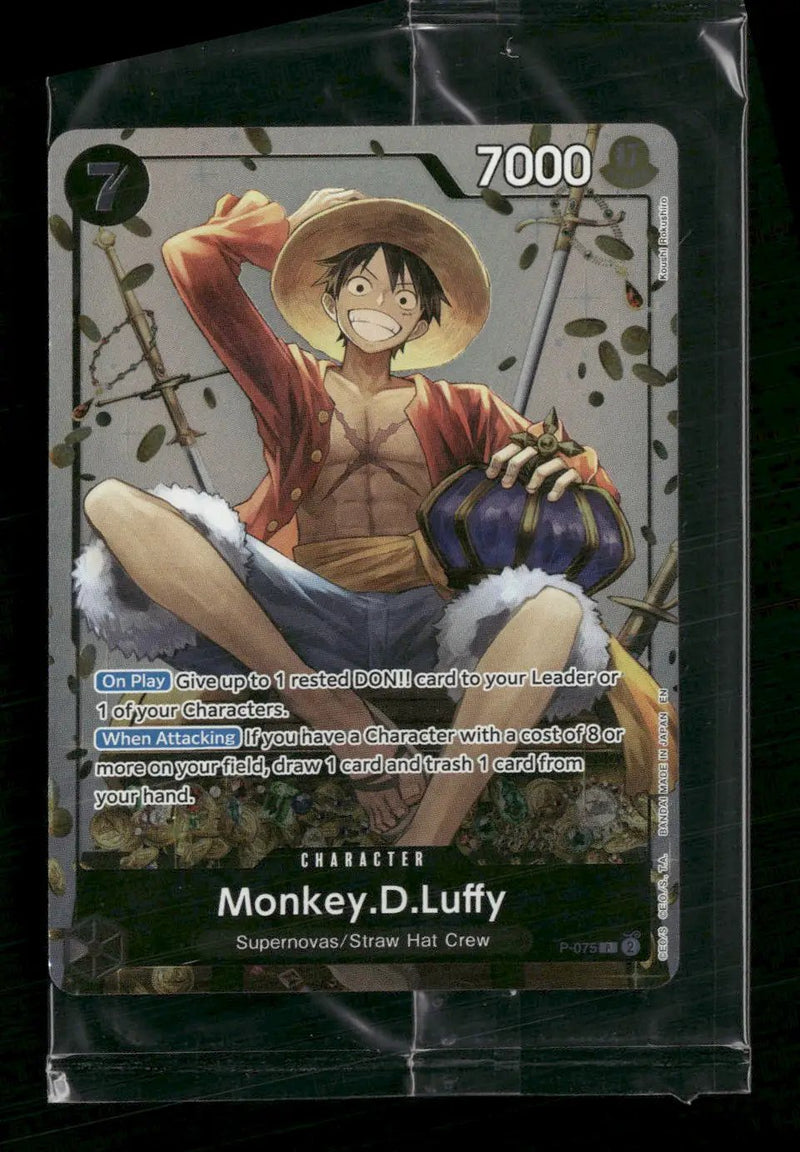 One Piece Promotion Cards Monkey.D.Luffy (Tin Pack Set Vol. 2) #P-075