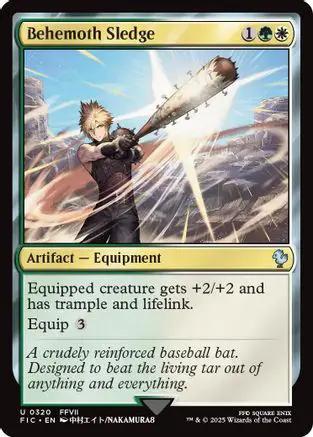 Behemoth Sledge (Surge Foil) (FIC-320) - Commander: FINAL FANTASY Foil