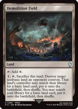 Demolition Field (Surge Foil) (FIC-385) - Commander: FINAL FANTASY Foil
