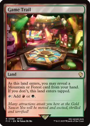 Game Trail (Surge Foil) (FIC-398) - Commander: FINAL FANTASY Foil
