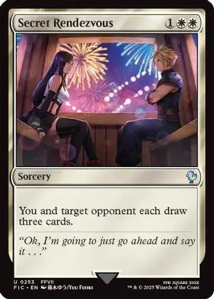 Secret Rendezvous (0253) (Surge Foil) (FIC-253) - Commander: FINAL FANTASY Foil