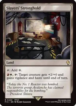 Slayers' Stronghold (Surge Foil) (FIC-424) - Commander: FINAL FANTASY Foil