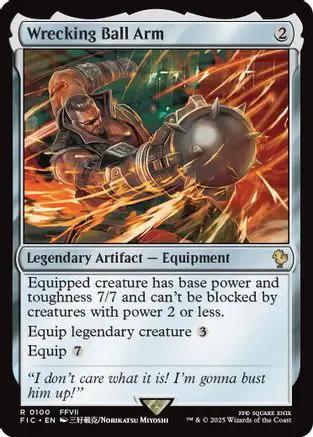 Wrecking Ball Arm (Surge Foil) (FIC-100) - Commander: FINAL FANTASY Foil