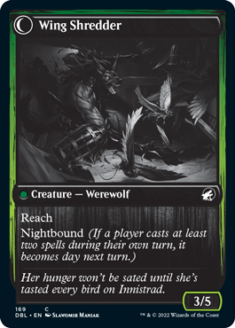 Bird Admirer // Wing Shredder (DBL-169) - Innistrad: Double Feature: (Double Faced Transform)