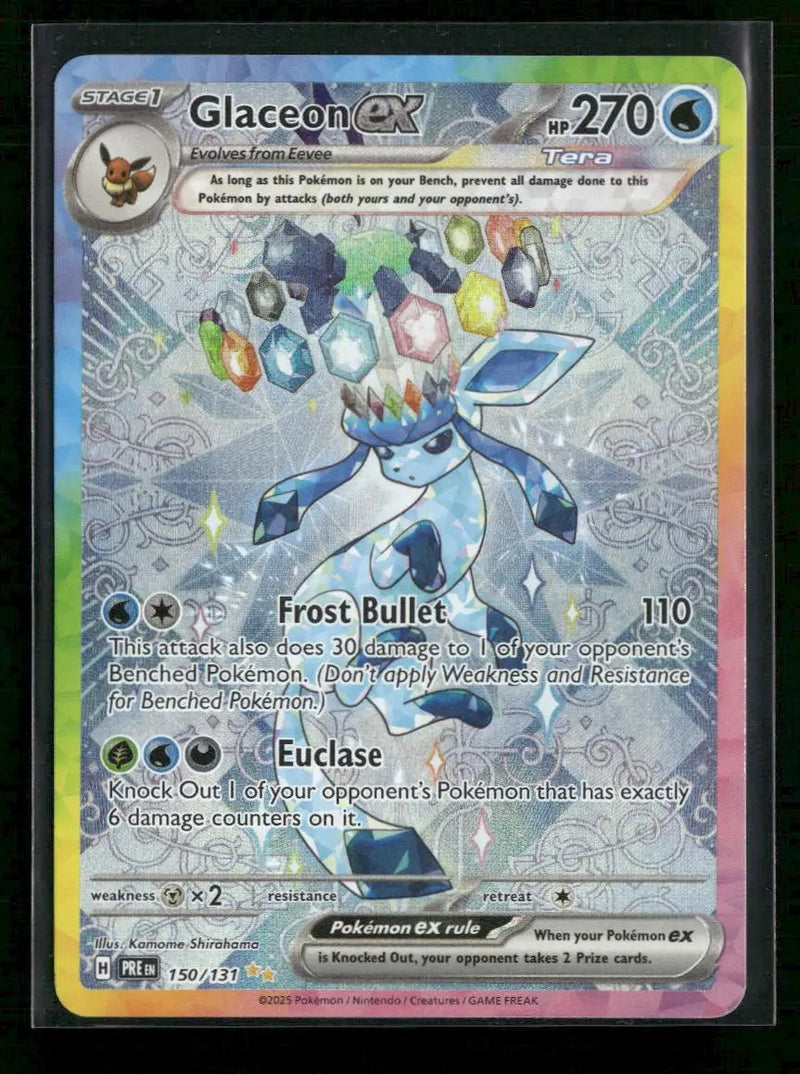 SV: Prismatic Evolutions Glaceon ex #150/131