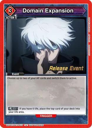 Domain Expansion (UEPR/JJK-3-073) - UEX02BT Jujutsu Kaisen Vol2 Release Event Cards