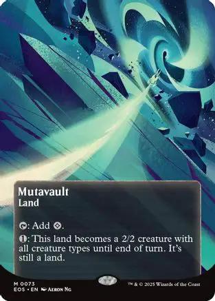 Mutavault (0073) (Borderless) (EOS-073) - Edge of Eternities: Stellar Sights